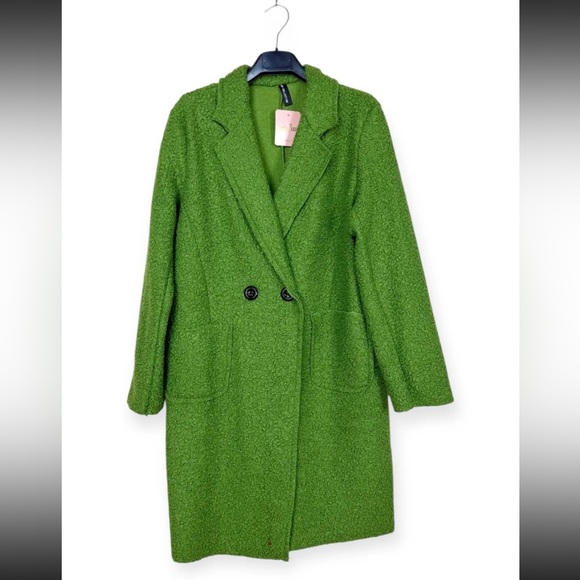 MADE IN ITALY Green Women's Coat - Picture 1 of 1